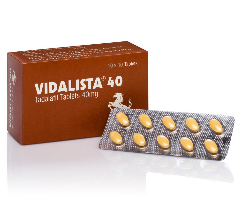 Vidalista 40 mg – Generic Tadalafil
