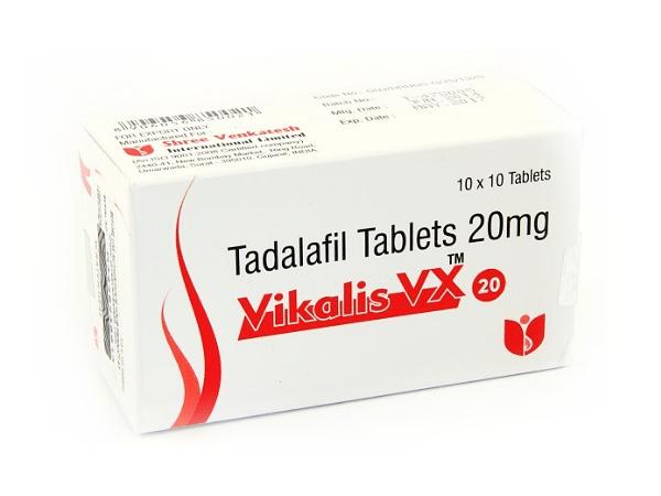 Vikalis VX 20 mg – Comprimés génériques de tadalafil