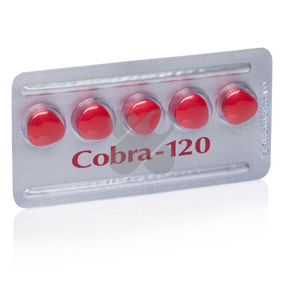 Cobra 120 mg — La pilule rouge contre les troubles de l'érection