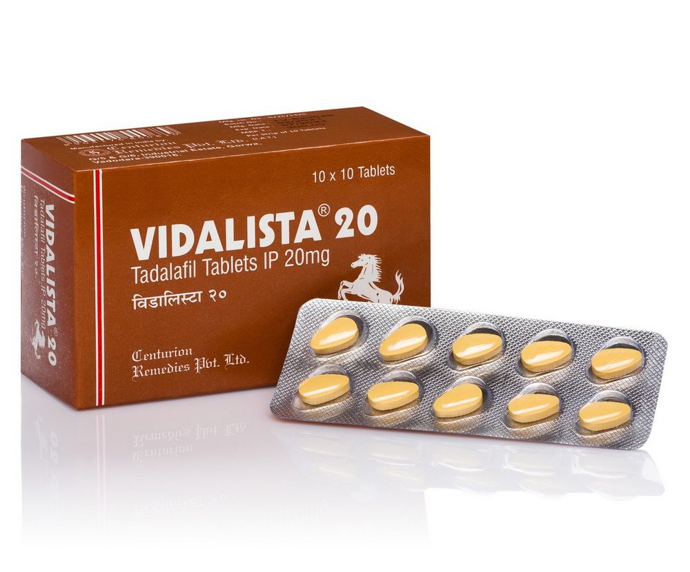10 pak. Vidalista 20mg (100 Tabletten)